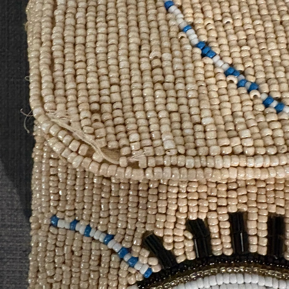 America & Beyond  *FLAWED Celestial Evil Eye Beaded Bag Viral Blogger Favorite - Picture 10 of 10